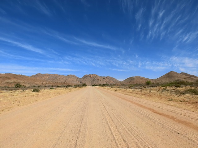 Driving in Nambia