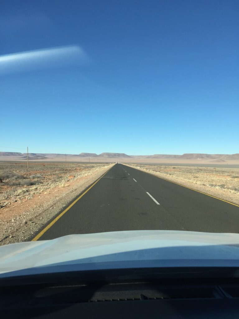 Driving from Namibia to Cape Town