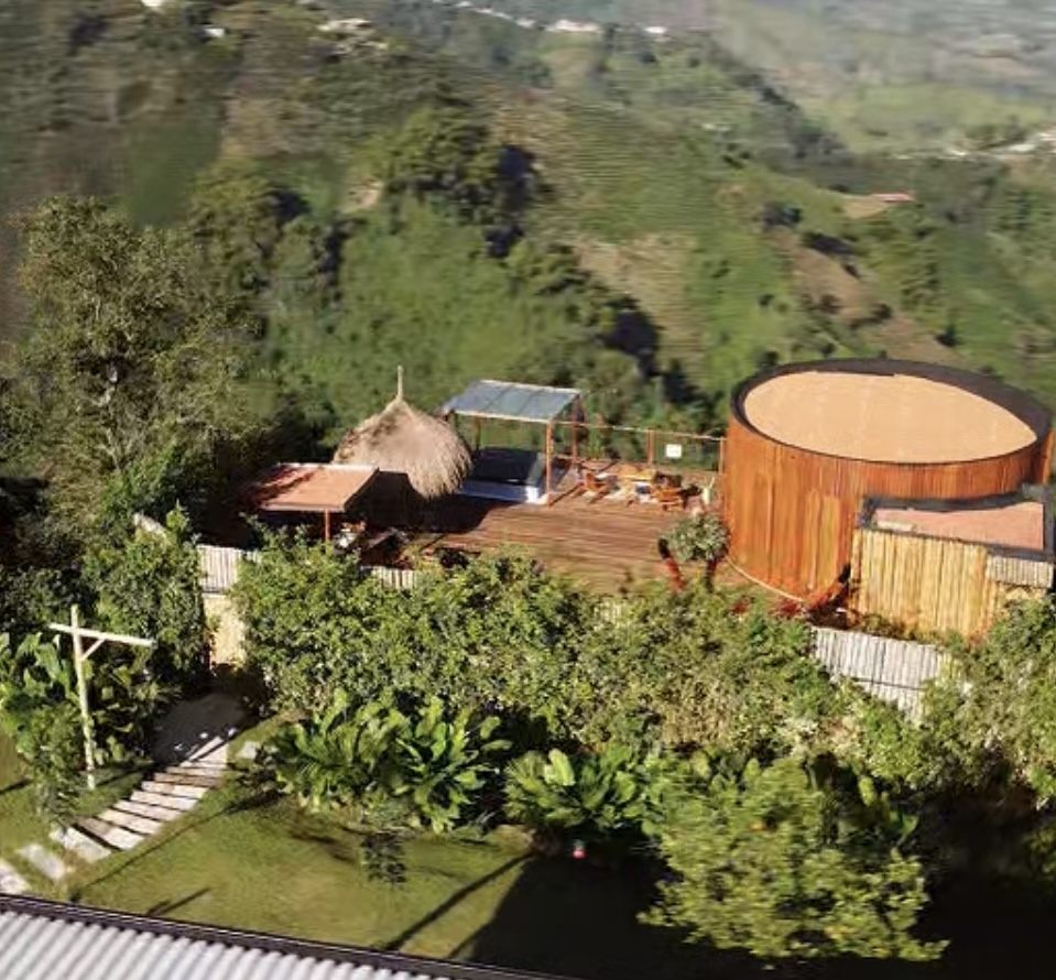 Aerial view of Atardaceres  del Cafe, Manizales